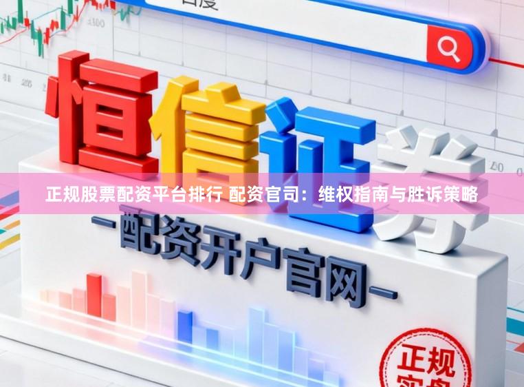 正规股票配资平台排行 配资官司：维权指南与胜诉策略