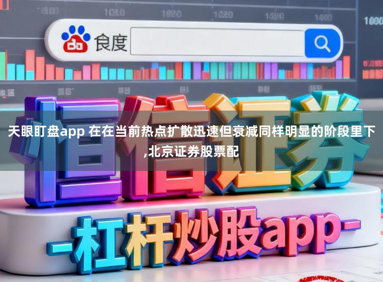 天眼盯盘app 在在当前热点扩散迅速但衰减同样明显的阶段里下，北京证券股票配